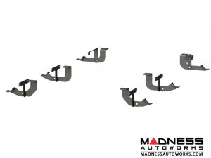 Jeep Wrangler JL Round Semi-Gloss Side Bars - Black Steel - 3"